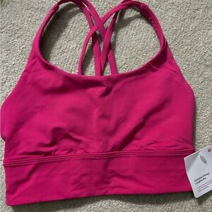 Lululemon Energy Bra Longline NWT Passionate size 4